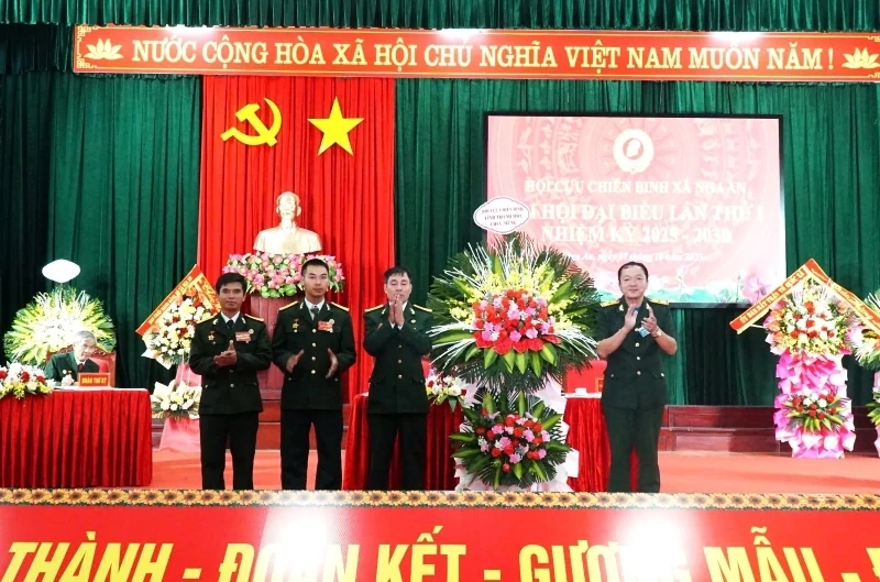 Đại hội đại biểu Hội Cựu chiến binh xã Nga An, nhiệm kỳ 2025-2030