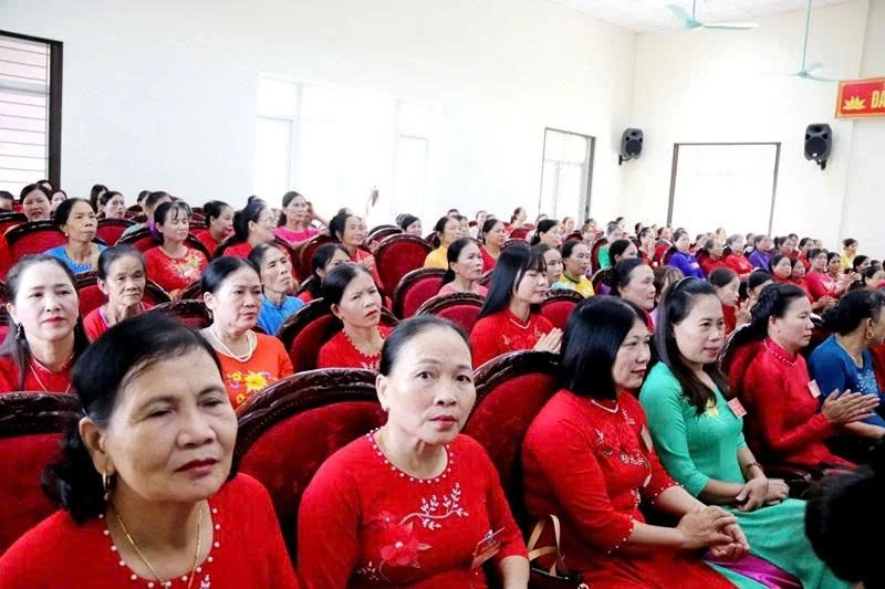 Phụ nữ xã Ba Đình: phát huy truyền thống, bản lĩnh, trí tuệ, khát vọng vươn lên trong kỷ nguyên mới