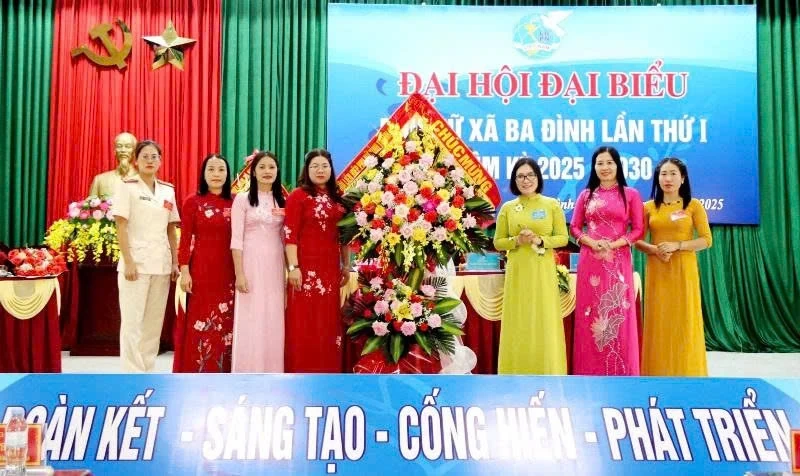 Phụ nữ xã Ba Đình: phát huy truyền thống, bản lĩnh, trí tuệ, khát vọng vươn lên trong kỷ nguyên mới