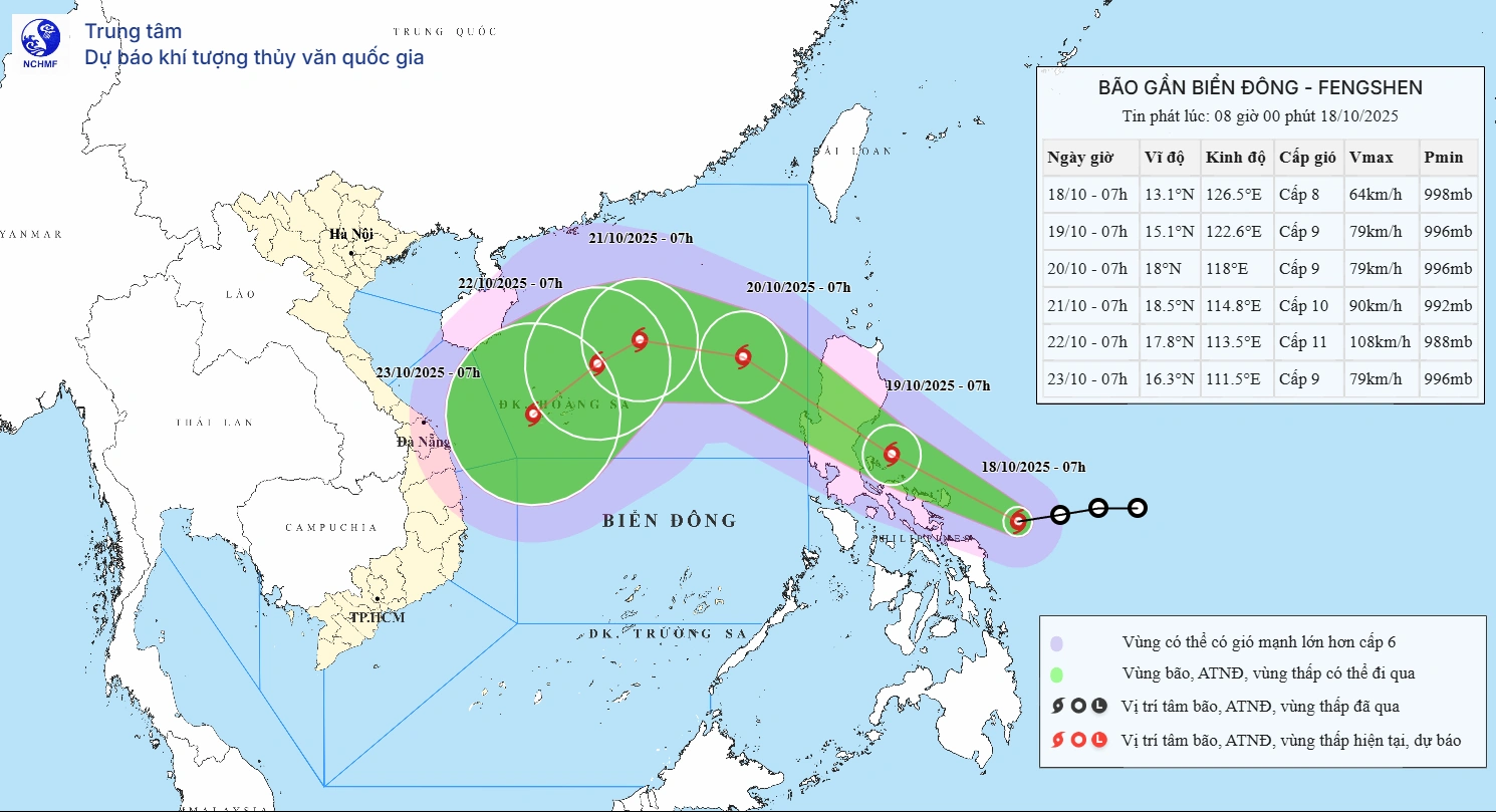 Dự báo các kịch bản tác động của bão số 12
