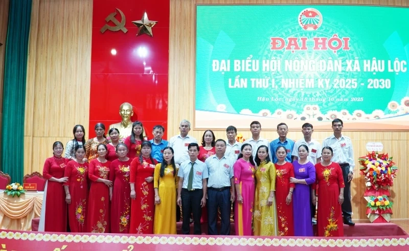 Đại Hội đại biểu Hội Nông dân xã Hậu Lộc nhiệm kỳ 2025-2030