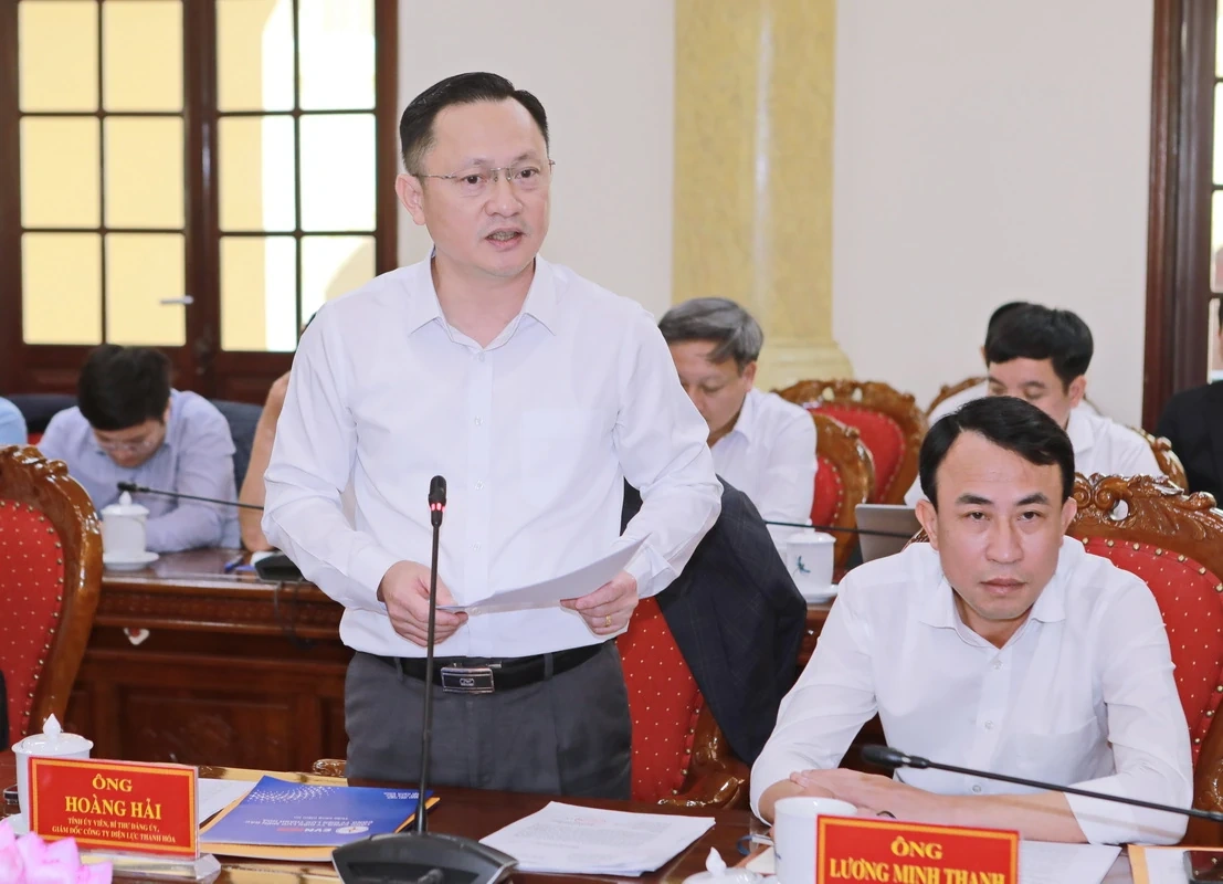 Thường trực Tỉnh ủy Thanh Hóa làm việc với Tổng Công ty Điện lực miền Bắc