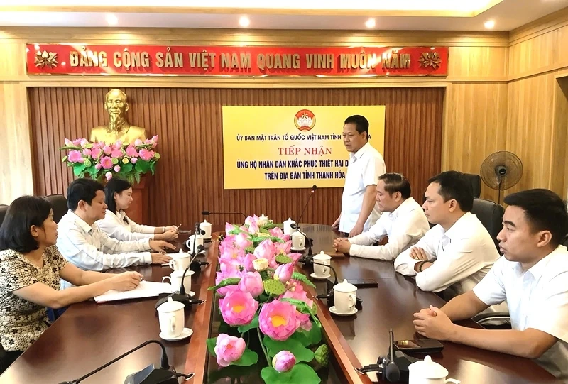 Các doanh nghiệp, đơn vị ủng hộ khắc phục hậu quả mưa lũ