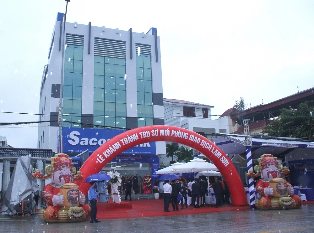 Sacombank khánh thành trụ sở mới Phòng giao dịch Lam Sơn
