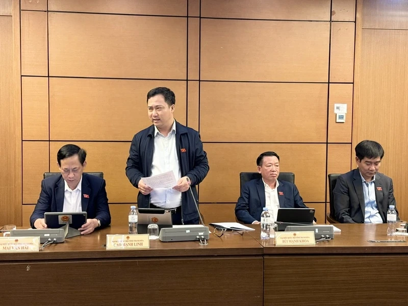 Đoàn ĐBQH Thanh Hóa tham gia góp ý vào 3 dự án Luật