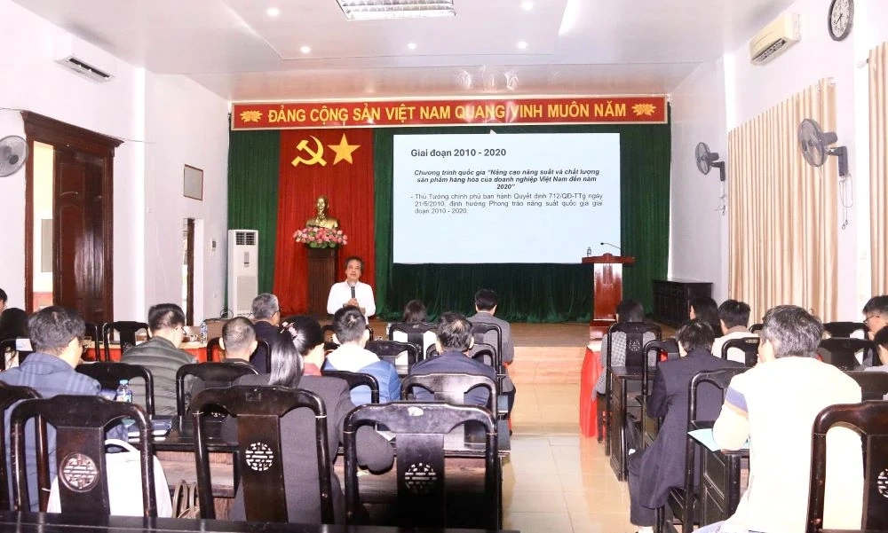 Tập huấn áp dụng hệ thống quản lý và công cụ nâng cao năng lực cạnh tranh của doanh nghiệp