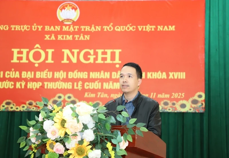 Cử tri xã Kim Tân kiến nghị sớm ban hành quy định phân cấp thẩm quyền tuyển dụng, sử dụng và quản lý giáo viên