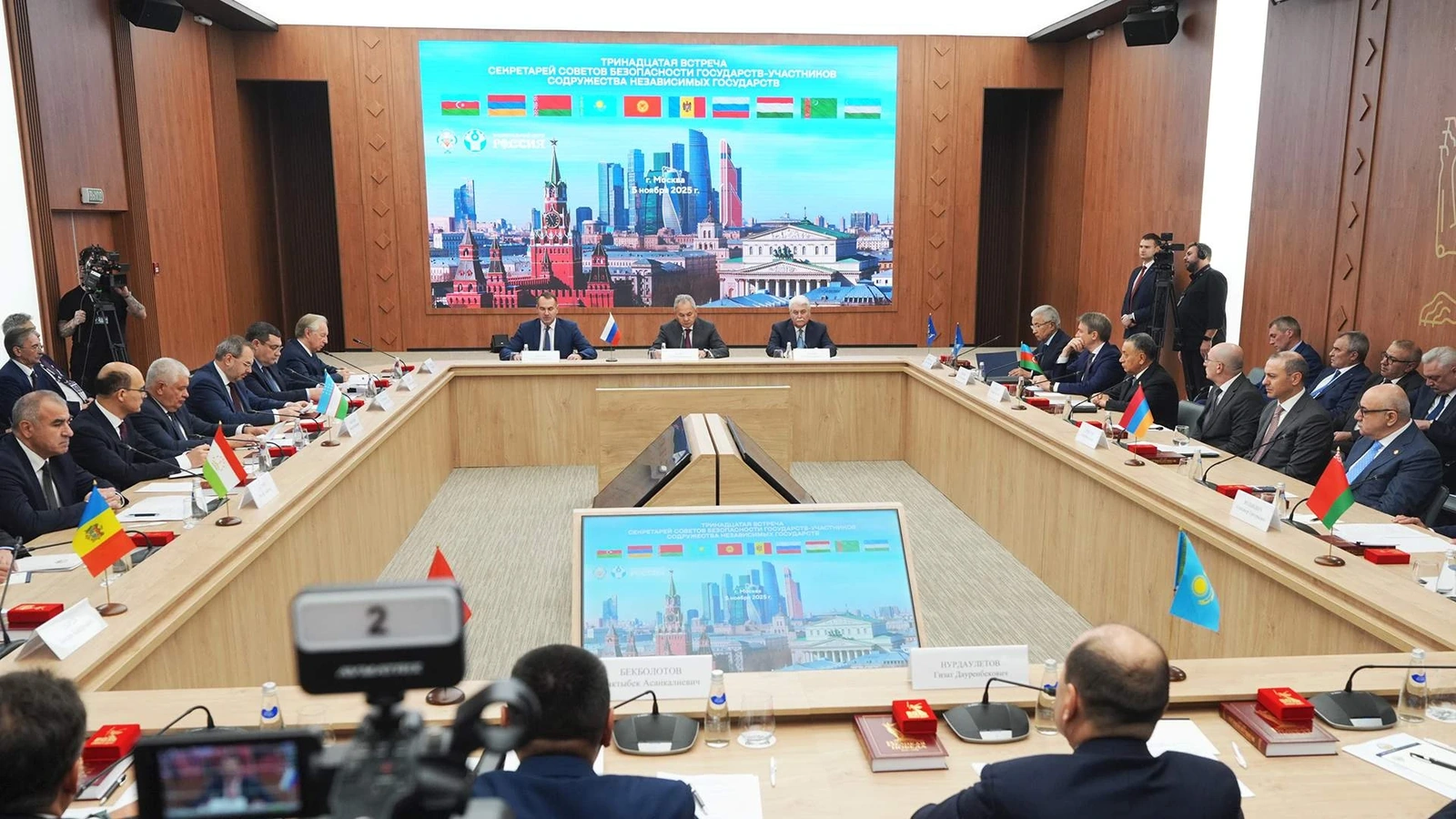 Thư ký Hội đồng An ninh quốc gia SNG thảo luận về những mối đe dọa mới