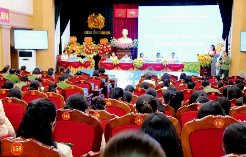 Phụ nữ Công an Thanh Hóa: Phát huy bản lĩnh, trí tuệ và nhân văn