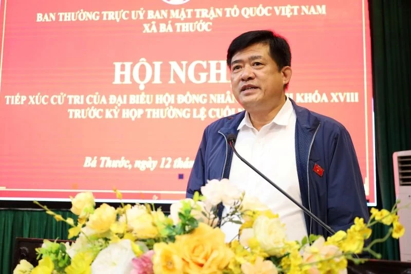 Cử tri các xã khu vực huyện Bá Thước cũ kiến nghị bổ sung công chức chuyên môn, đáp ứng yêu cầu công việc trong tình hình mới