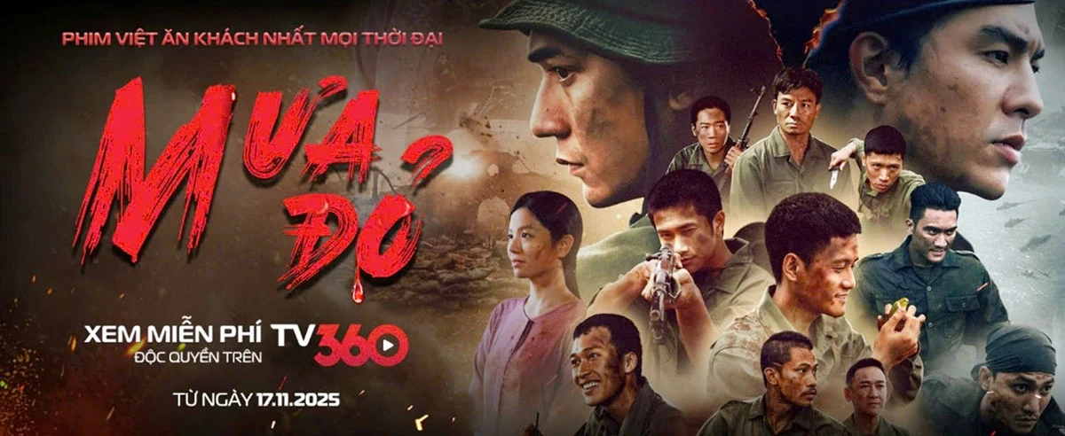 Phát miễn phí phim “Mưa Đỏ” trên nền tảng số TV360