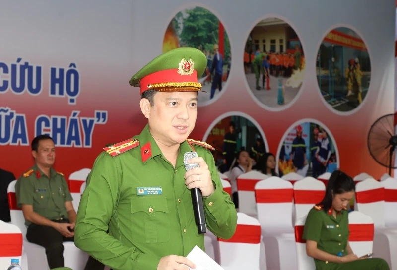 Tổng duyệt Hội thi nghiệp vụ CC&CNCH “Tổ liên gia an toàn phòng cháy, chữa cháy” năm 2025