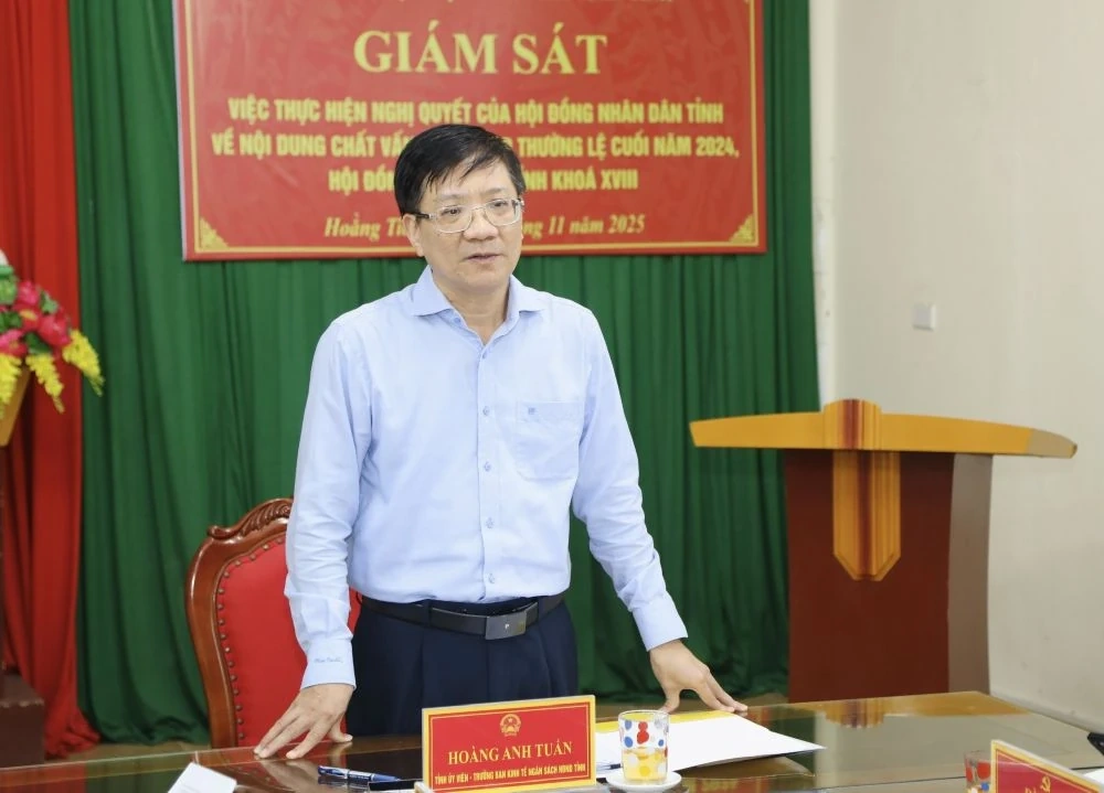 Ban Kinh tế Ngân sách – HĐND tỉnh giám sát thực hiện Nghị quyết về nội dung chất vấn của HĐND tỉnh tại xã Hoằng Tiến