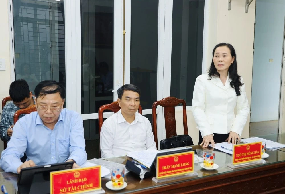 Ban Kinh tế Ngân sách – HĐND tỉnh giám sát thực hiện Nghị quyết về nội dung chất vấn của HĐND tỉnh tại xã Hoằng Tiến