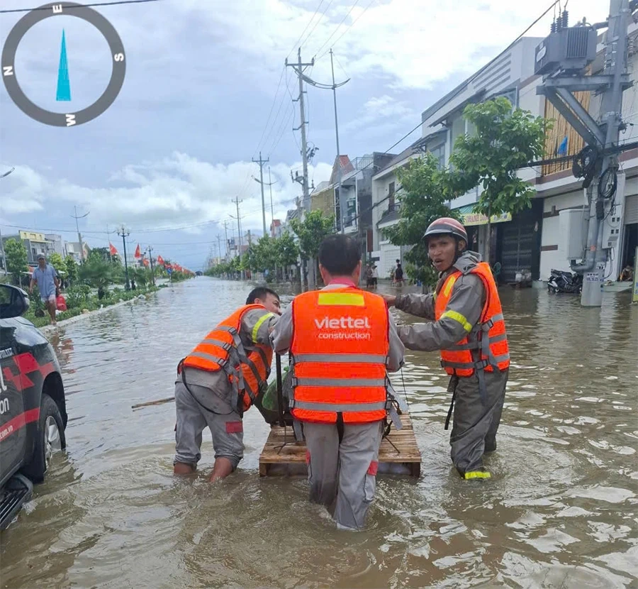 Viettel đồng hành với người dân vùng thiên tai