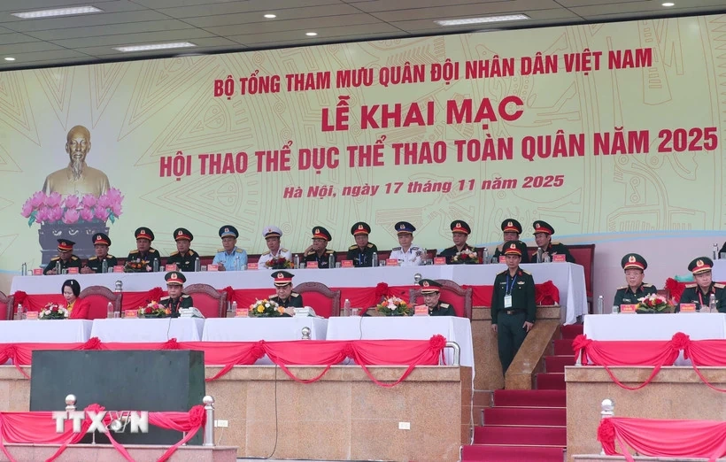 46 đoàn vận động viên tham gia Hội thao Thể dục thể thao toàn quân 2025