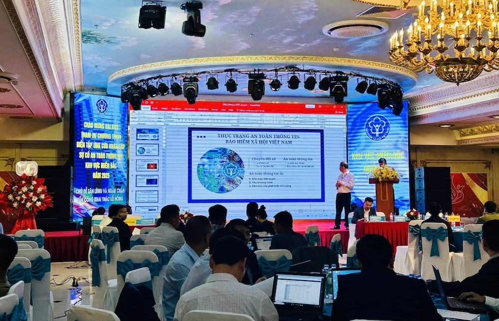 Diễn tập ứng cứu khẩn cấp sự cố an toàn thông tin ngành BHXH Việt Nam khu vực miền Bắc