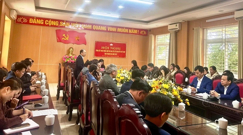 Tổng kết hoạt động cụm thi đua số 8 Ủy ban MTTQ tỉnh