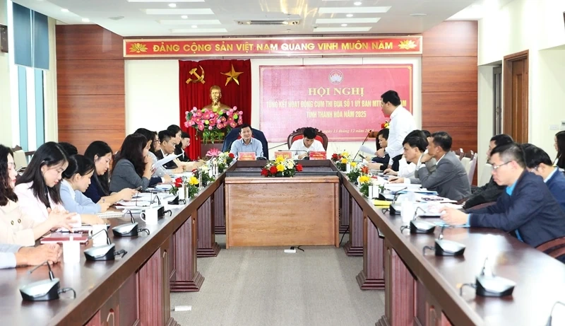 Cụm thi đua số 1 Ủy ban MTTQ tỉnh phát huy tốt vai trò tập hợp, đoàn kết các tầng lớp Nhân dân