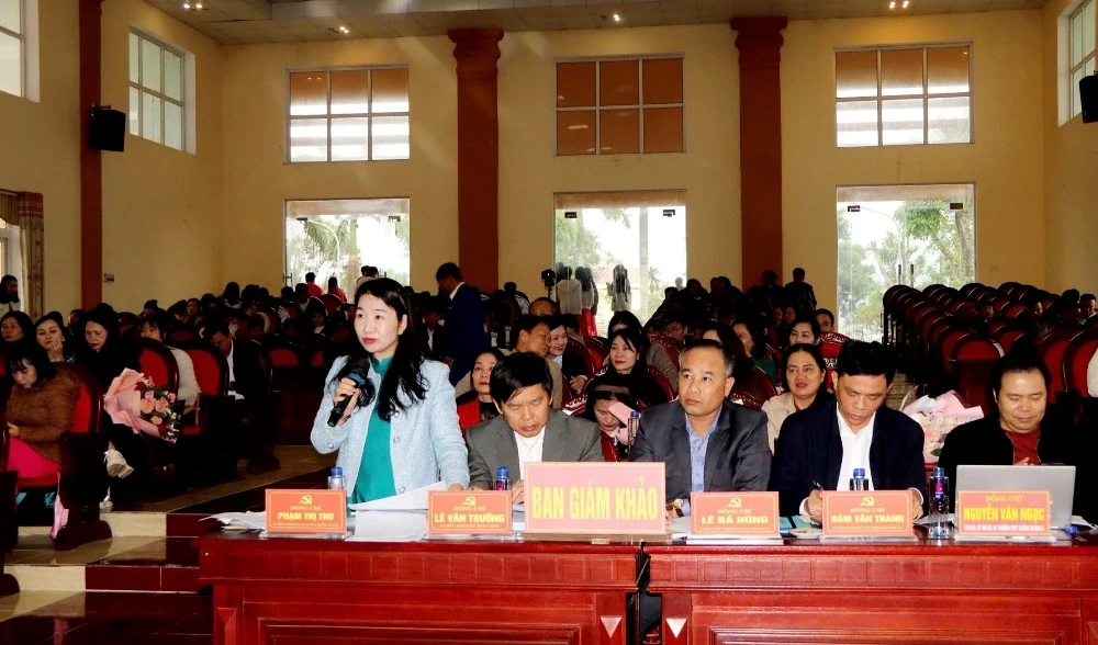 Chung kết Cuộc thi tìm hiểu Nghị quyết Đại hội Đảng bộ các cấp tại xã Quảng Ngọc