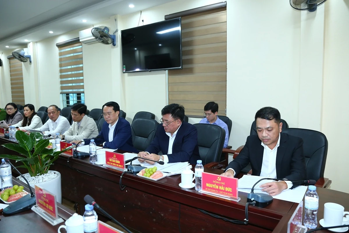 Phó Bí thư Thường trực Tỉnh ủy Nguyễn Hồng Phong thăm, làm việc tại xã Thăng Bình