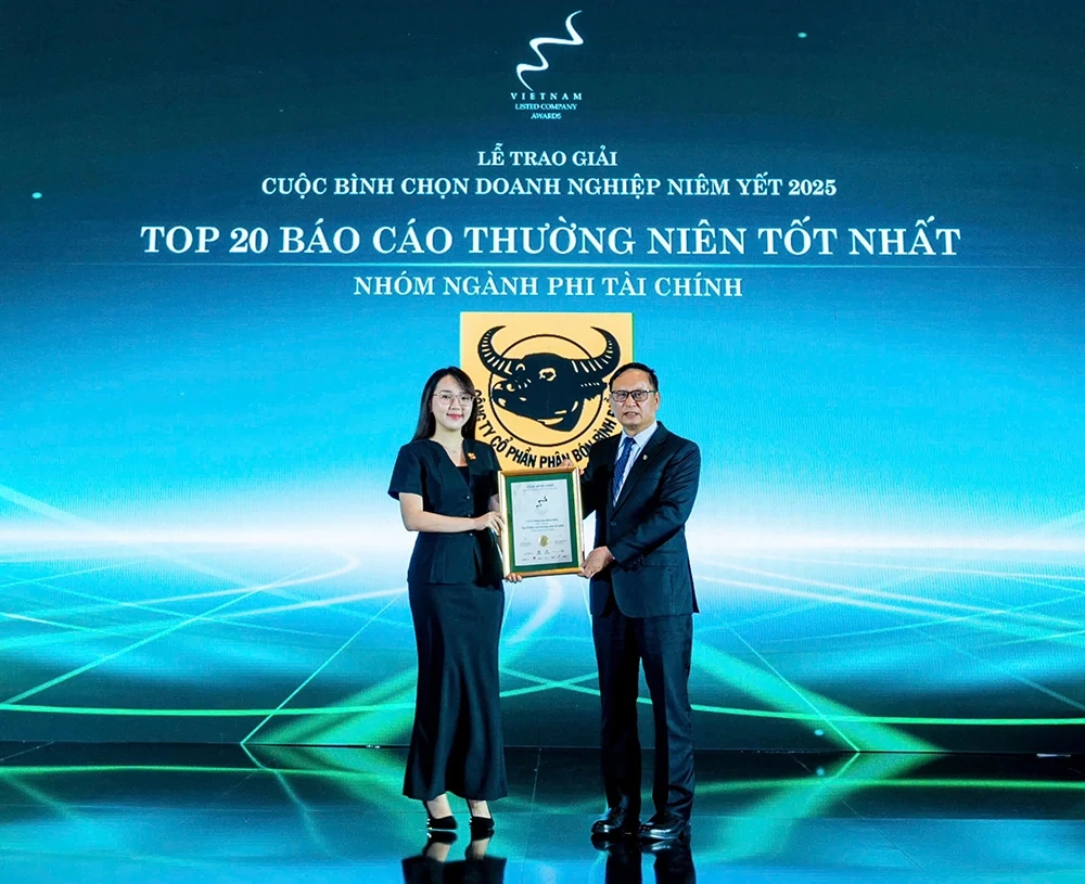 Bình Điền vào Top 20 Doanh nghiệp có Báo cáo Thường niên tốt nhất - nhóm ngành phi tài chính năm 2025.
