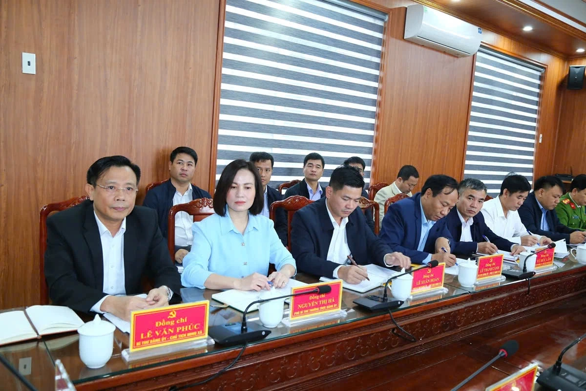 Phó Bí thư Thường trực Tỉnh ủy Nguyễn Hồng Phong thăm, làm việc tại xã Hoằng Tiến và Hoằng Lộc