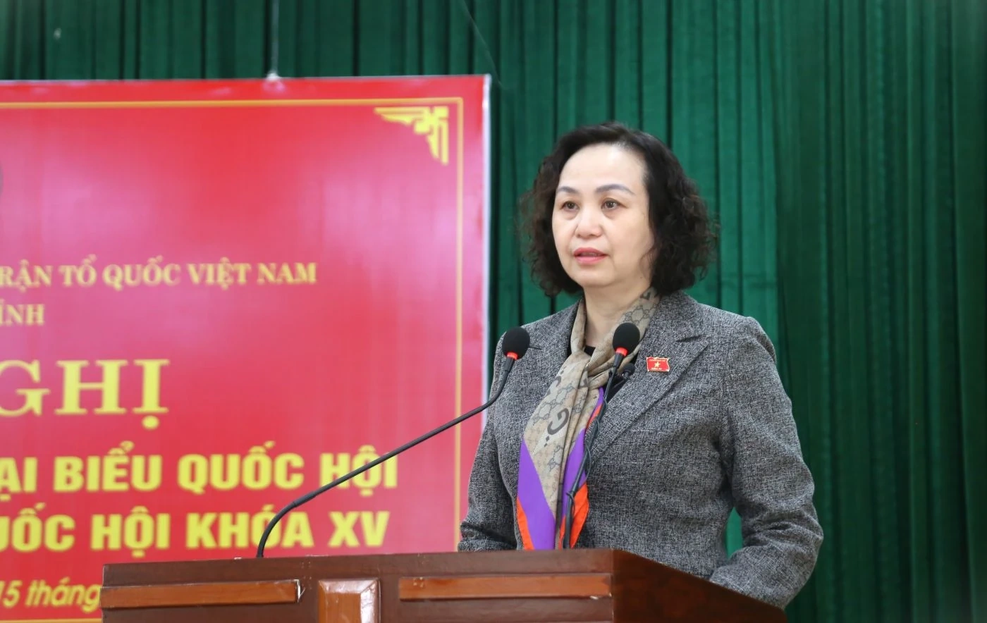 Bộ trưởng Bộ Dân tộc và Tôn giáo Đào Ngọc Dung tiếp xúc cử tri xã Quảng Chính