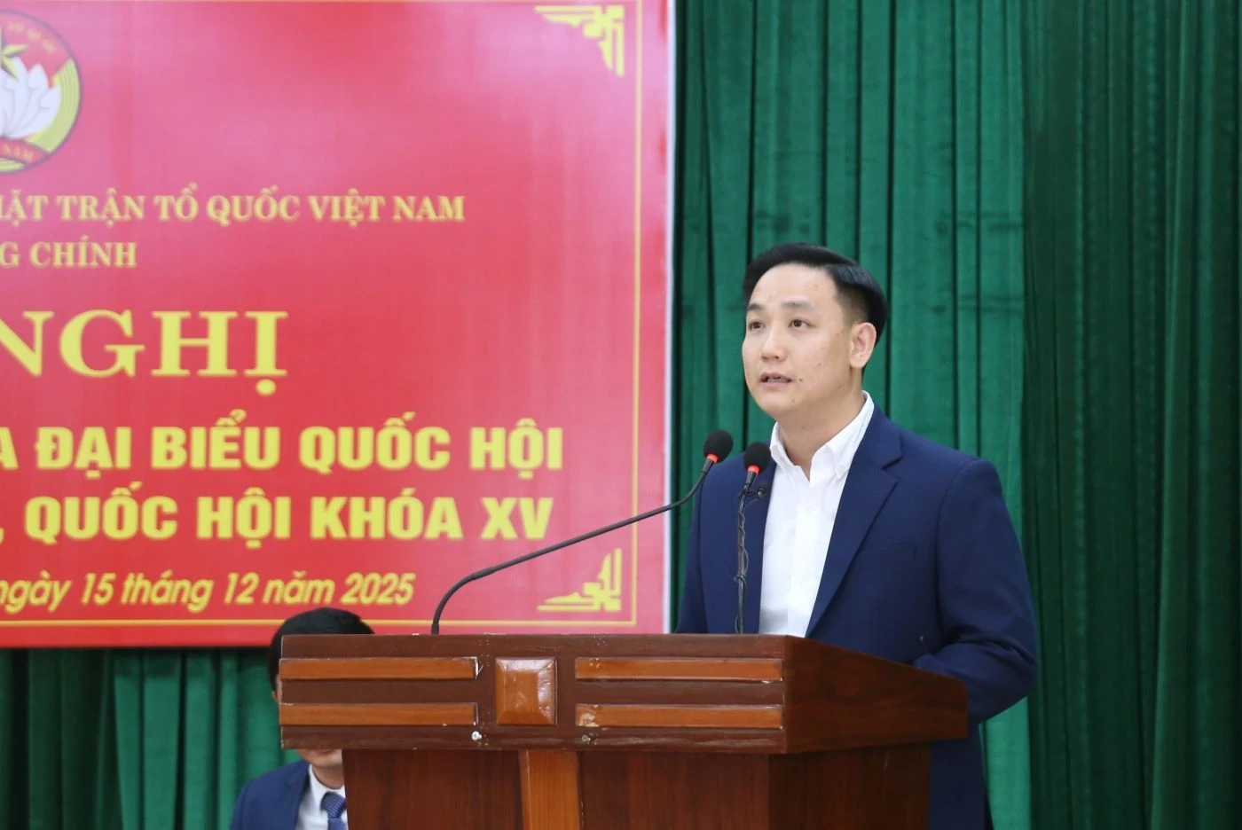 Bộ trưởng Bộ Dân tộc và Tôn giáo Đào Ngọc Dung tiếp xúc cử tri xã Quảng Chính