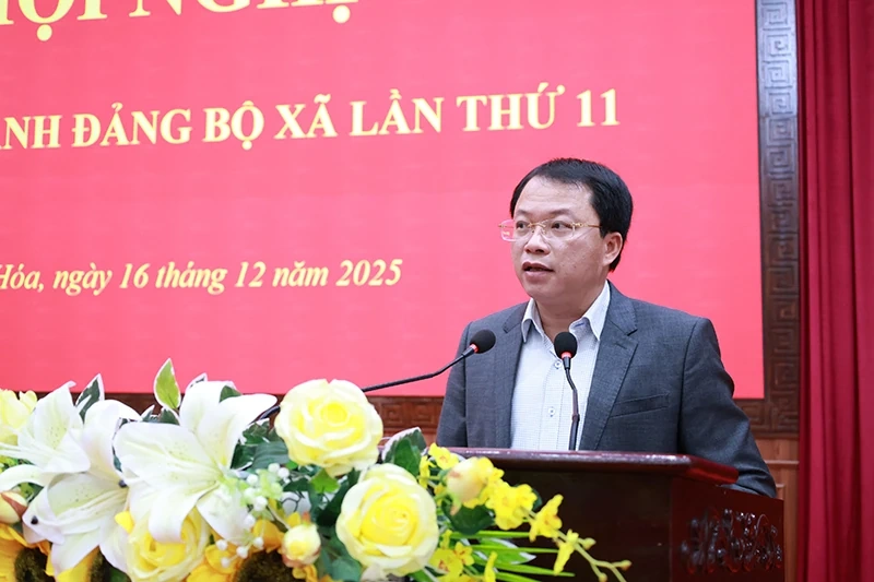 Xã Thiệu Hóa triển khai nhiệm vụ năm 2026