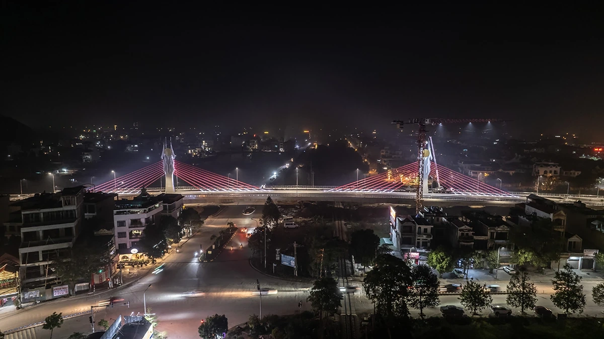 Ngày mai (19/12), thông xe kỹ thuật dự án cầu dây văng đầu tiên ở Thanh Hóa