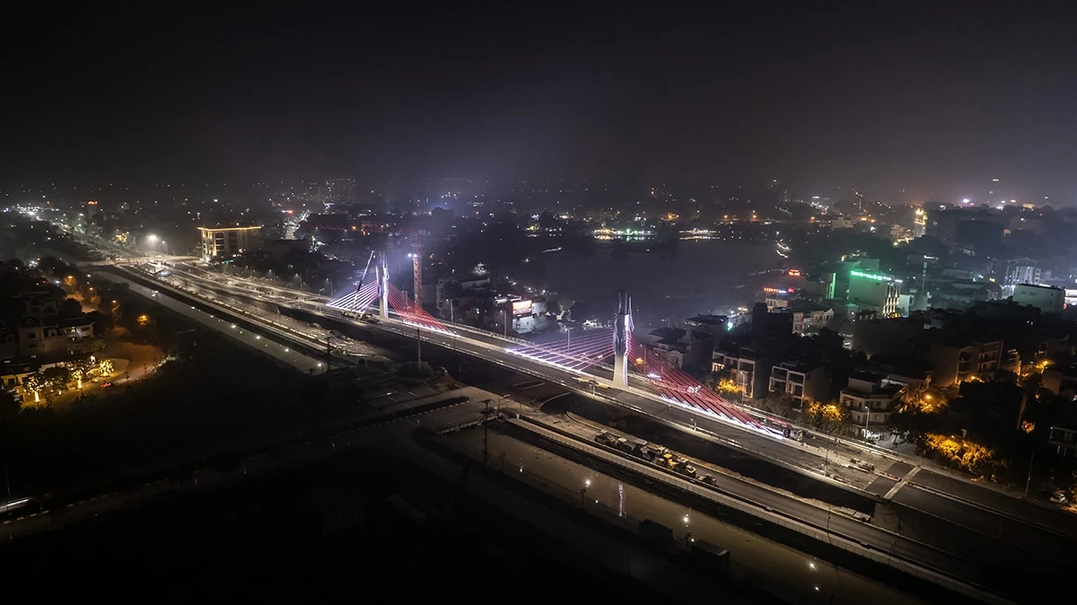 Ngày mai (19/12), thông xe kỹ thuật dự án cầu dây văng đầu tiên ở Thanh Hóa