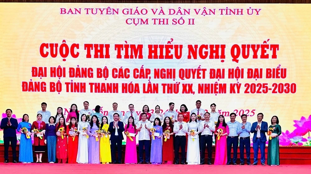 Bế mạc Hội thi tìm hiểu Nghị quyết Đại hội Đảng bộ các cấp, cụm thi số 2