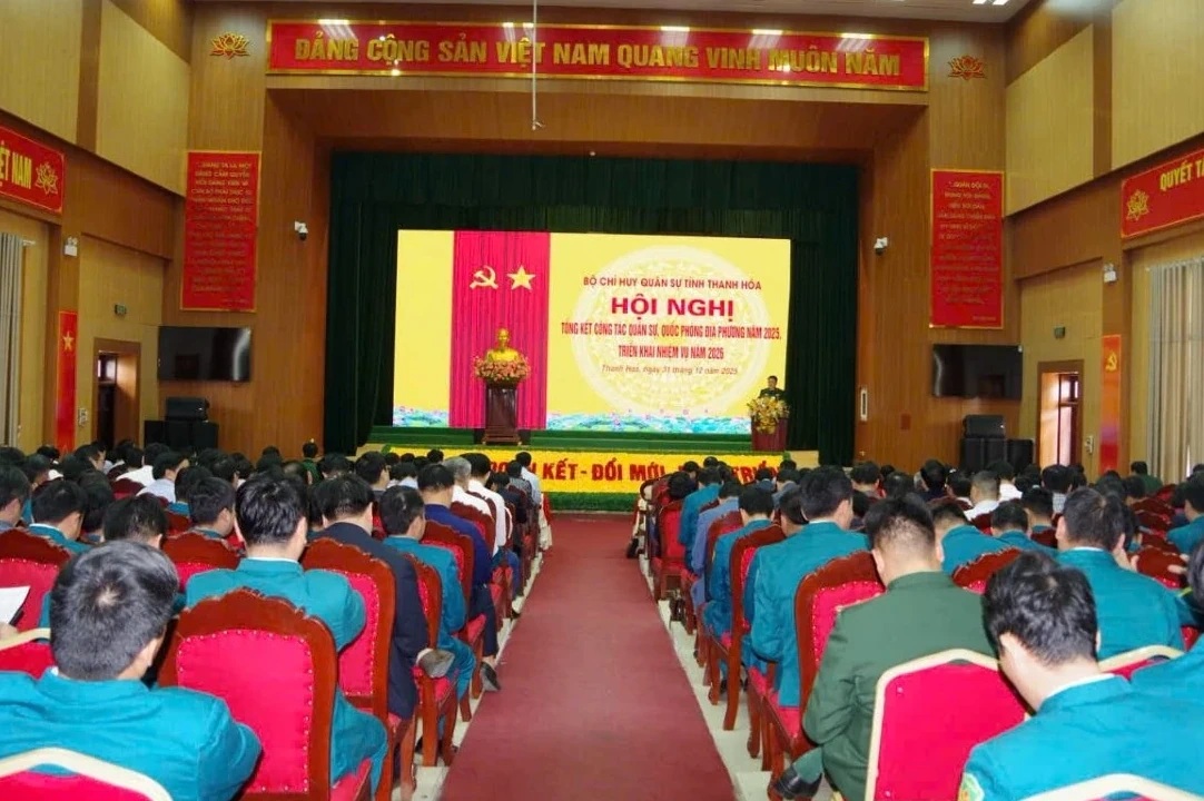 Tổng kết công tác quân sự, quốc phòng địa phương năm 2025