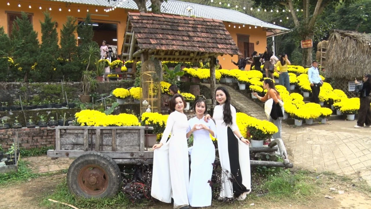 Du khách đổ về Khu du lịch Động Tiên Sơn trong kỳ nghỉ Tết Dương lịch