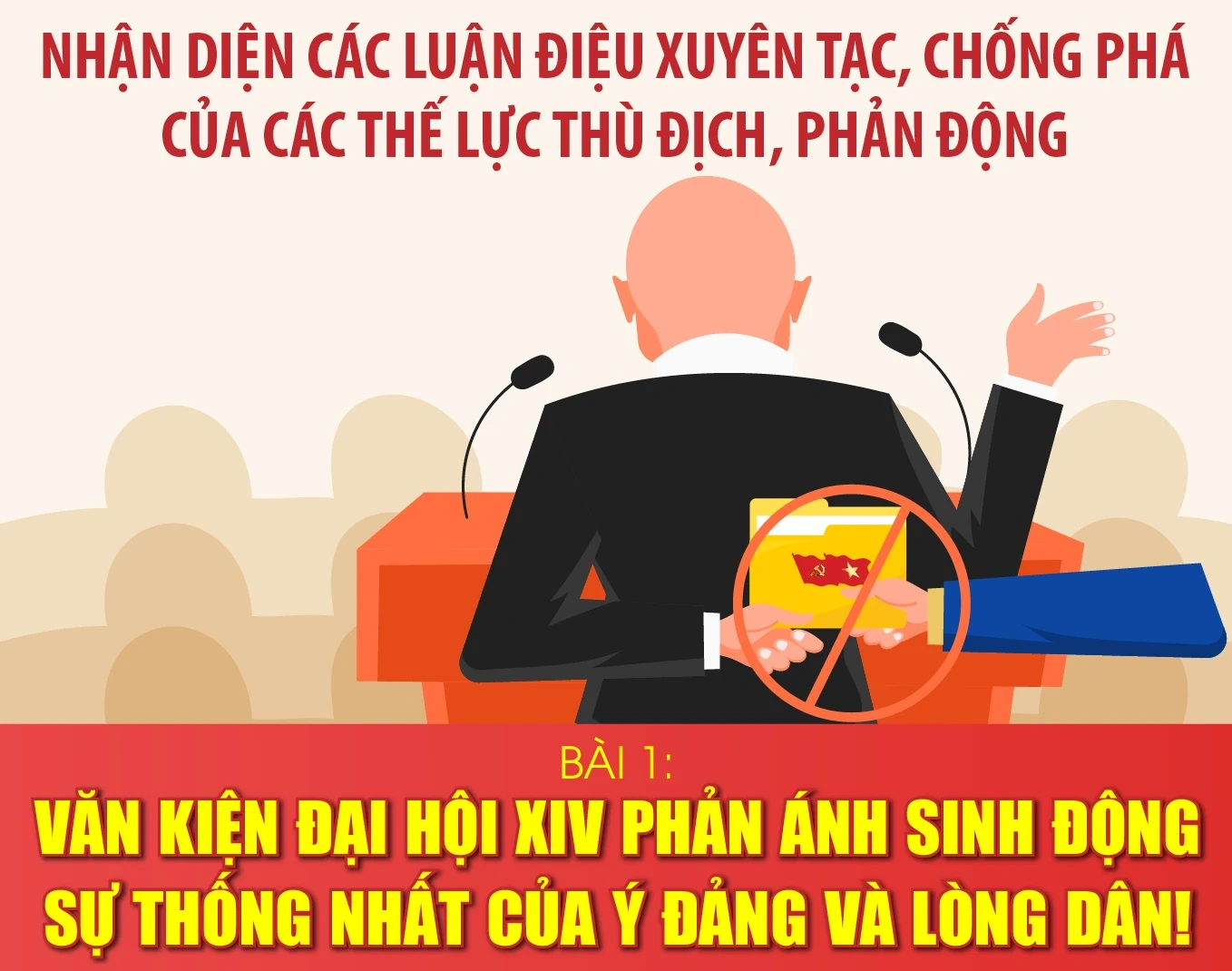 Văn kiện Đại hội XIV phản ánh sinh động sự thống nhất của ý Đảng và lòng dân!