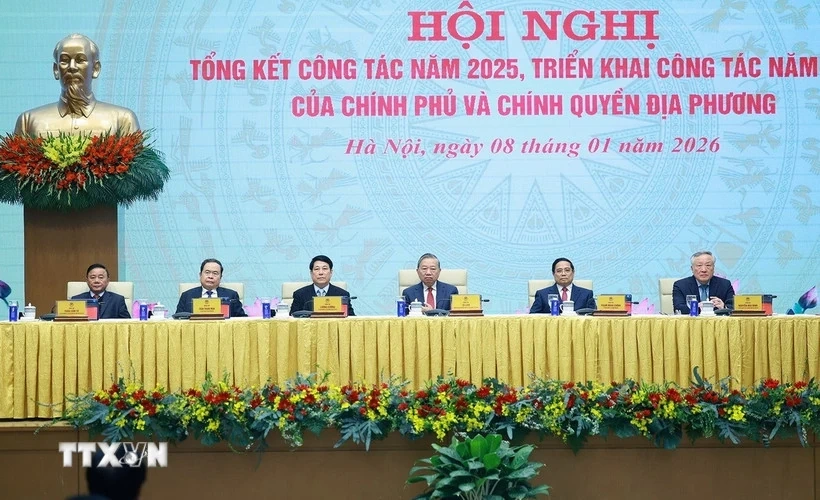 Hội nghị tổng kết năm 2025, triển khai công tác năm 2026 của Chính phủ và chính quyền địa phương