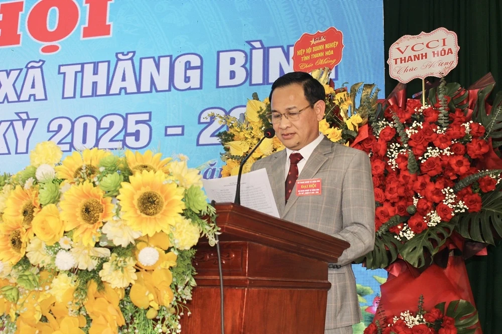Đại hội Hội Doanh nghiệp xã Thăng Bình lần thứ I, nhiệm kỳ 2025-2030