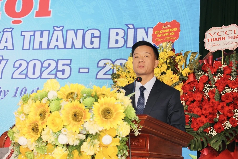 Đại hội Hội Doanh nghiệp xã Thăng Bình lần thứ I, nhiệm kỳ 2025-2030