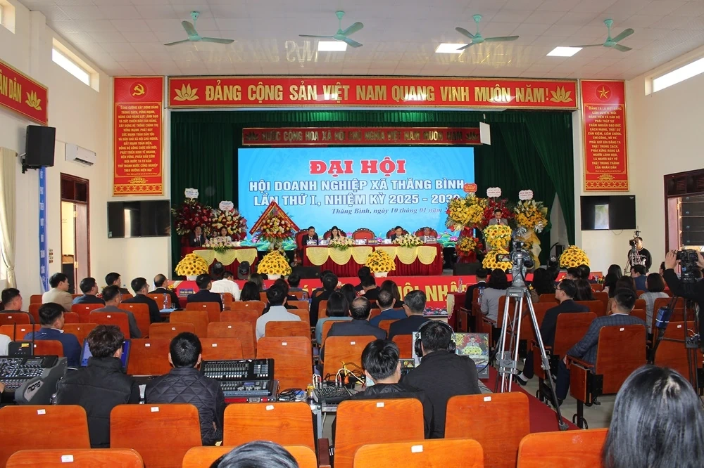 Đại hội Hội Doanh nghiệp xã Thăng Bình lần thứ I, nhiệm kỳ 2025-2030