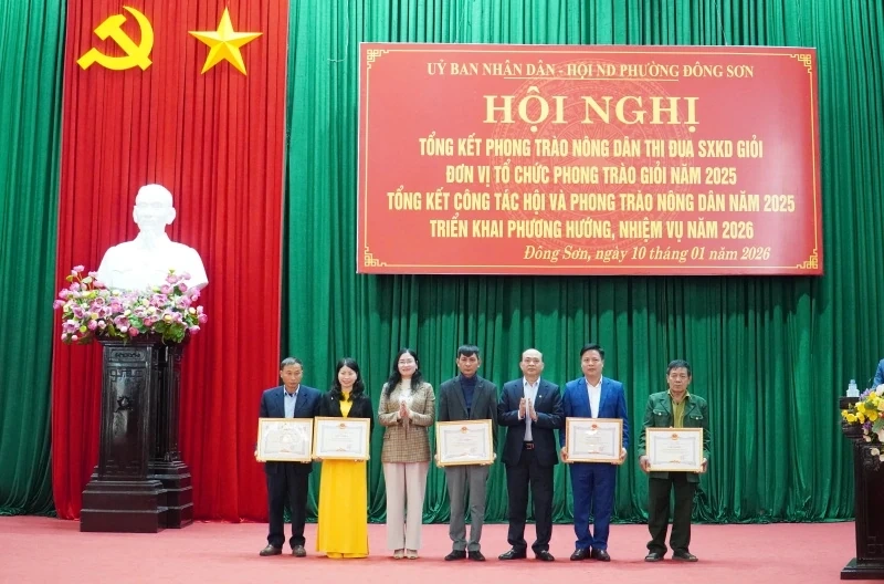 Hội Nông dân phường Đông Sơn phát huy vai trò nòng cốt trong phát triển nông nghiệp, nông dân, nông thôn