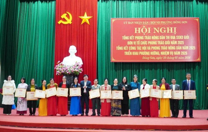 Hội Nông dân phường Đông Sơn phát huy vai trò nòng cốt trong phát triển nông nghiệp, nông dân, nông thôn