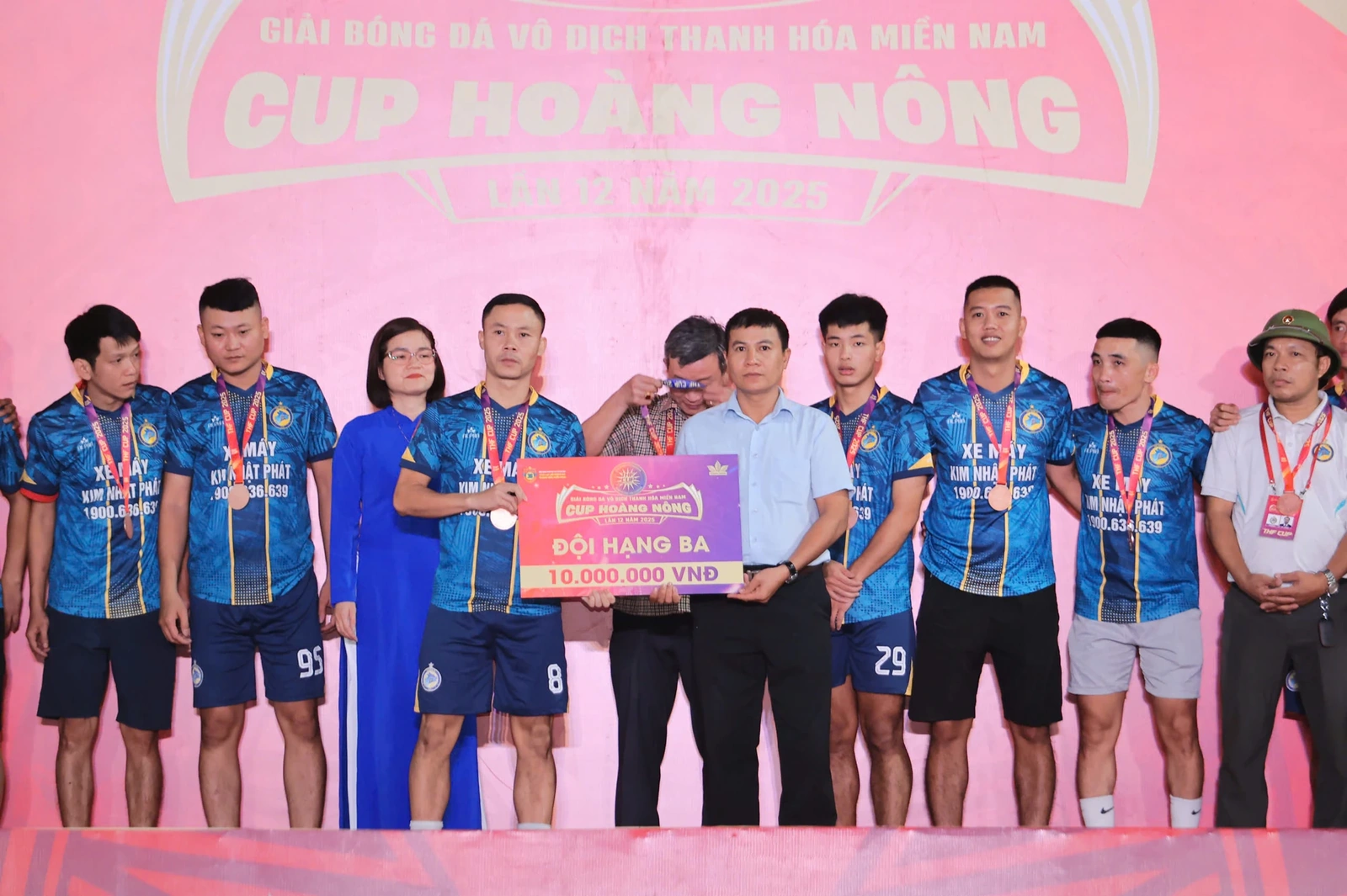 Nông Cống FC đăng quang Giải bóng đá vô địch Thanh Hoá miền Nam mùa 12