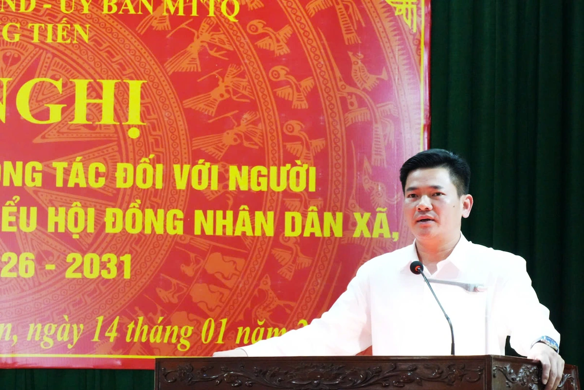 Lấy ý kiến cử tri nơi công tác đối với người được giới thiệu ứng cử đại biểu HĐND xã Hoằng Tiến, nhiệm kỳ 2026-2031