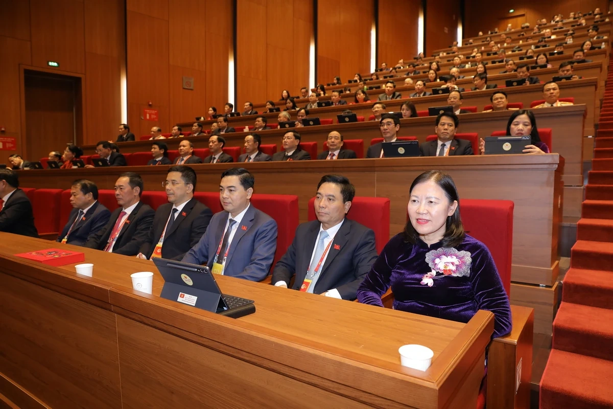 Đoàn đại biểu Đảng bộ tỉnh Thanh Hóa dự phiên bế mạc Đại hội XIV của Đảng