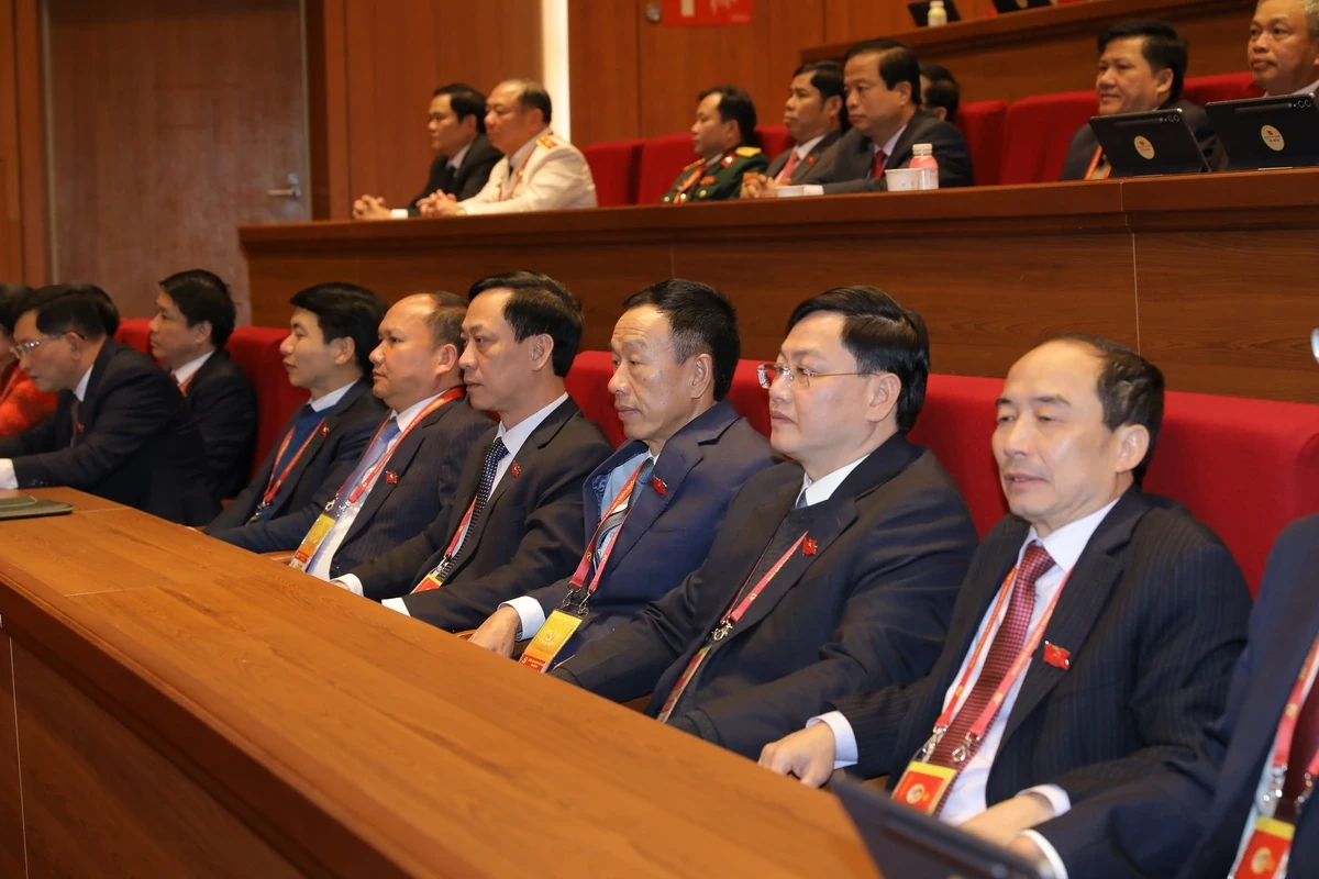 Đoàn đại biểu Đảng bộ tỉnh Thanh Hóa dự phiên bế mạc Đại hội XIV của Đảng