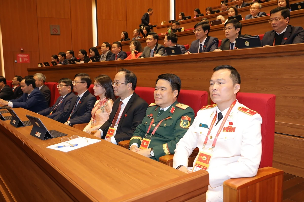 Đoàn đại biểu Đảng bộ tỉnh Thanh Hóa dự phiên bế mạc Đại hội XIV của Đảng