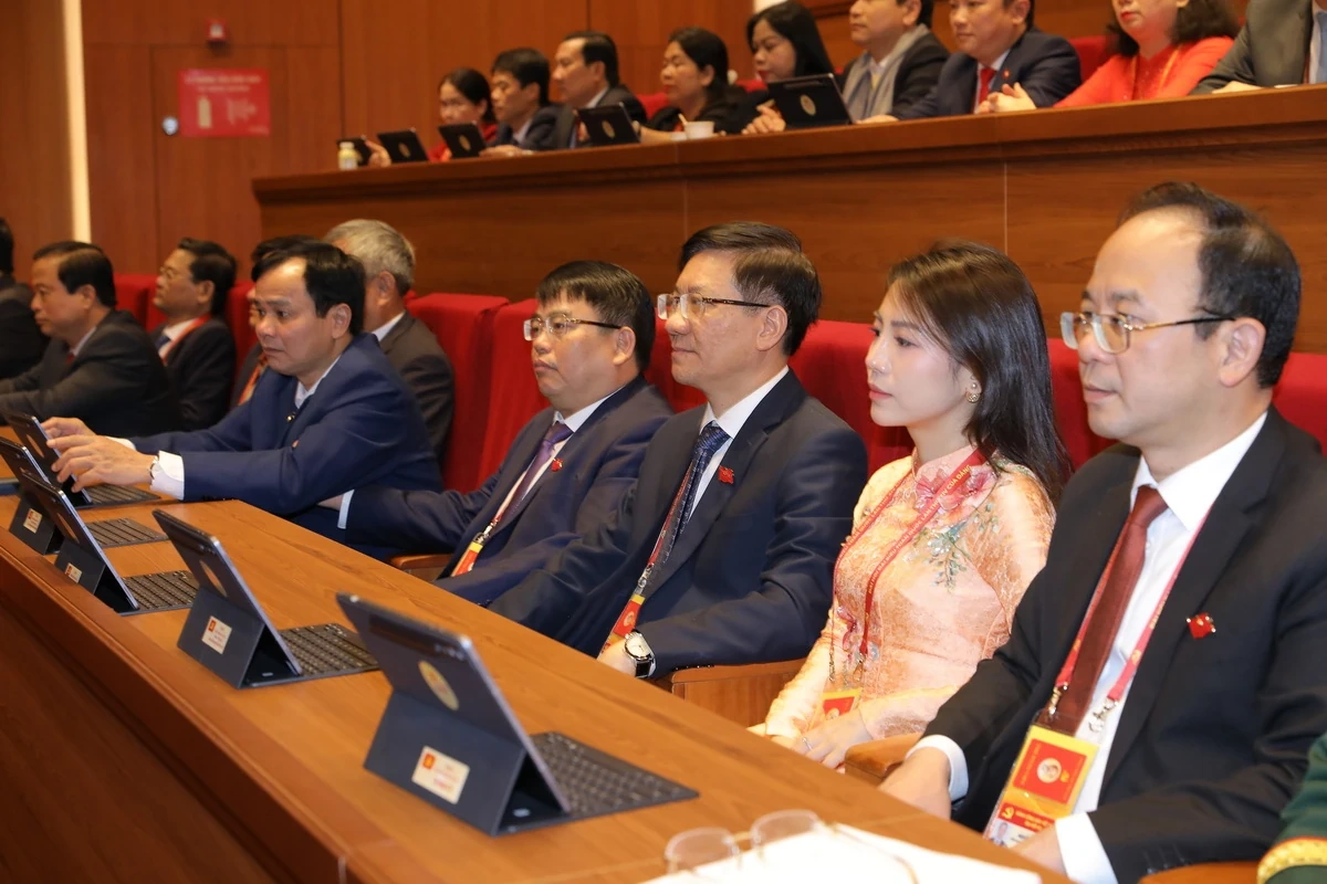 Đoàn đại biểu Đảng bộ tỉnh Thanh Hóa dự phiên bế mạc Đại hội XIV của Đảng