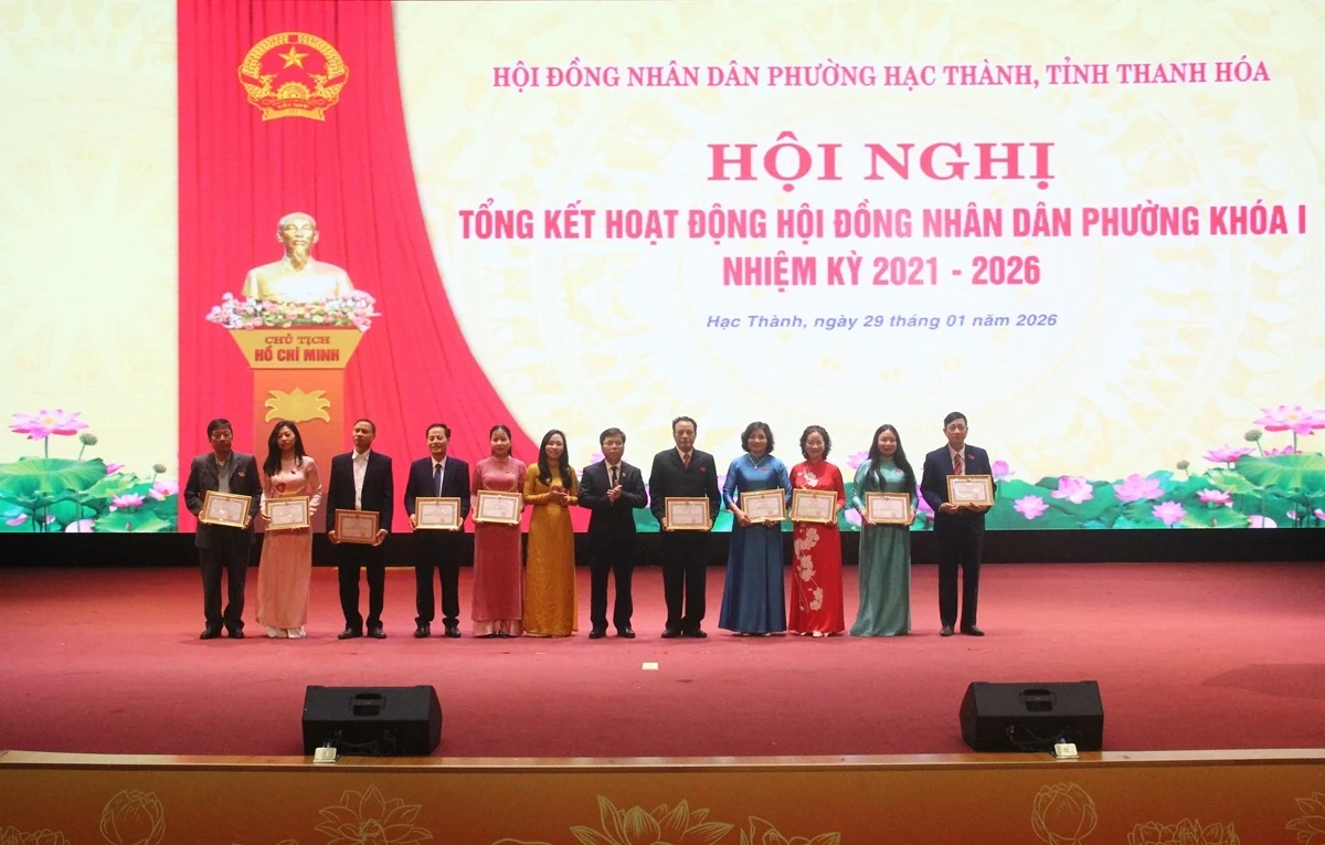 HĐND phường Hạc Thành đổi mới hoạt động, góp phần xây dựng phường thông minh, kiểu mẫu vào năm 2030