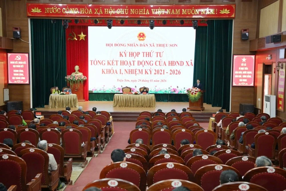 HĐND xã Triệu Sơn tổng kết hoạt động nhiệm kỳ 2021-2026